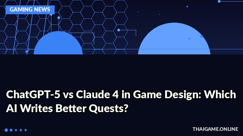 ChatGPT-5 vs Claude 4 in Game Design: Which AI Writes Better Quests?