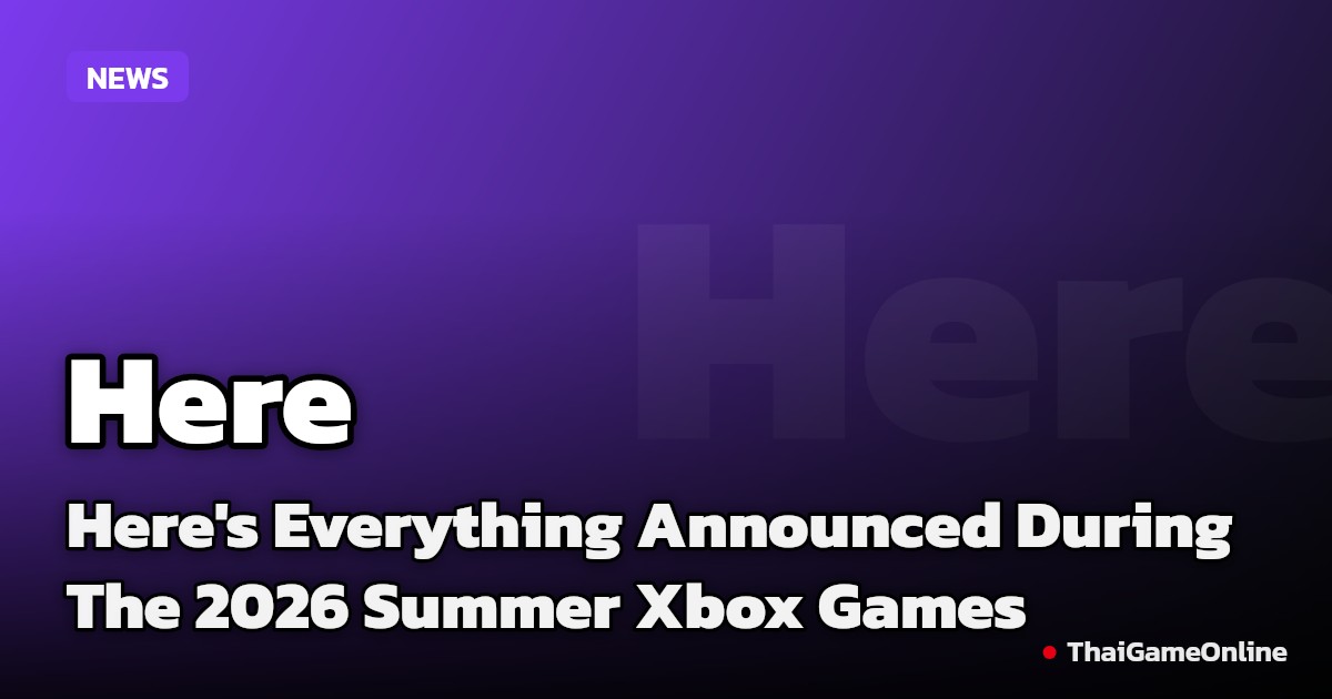 Here's Everything Announced During The 2026 Summer Xbox Games Showcase, From Gears Of War: E-Day To Persona 6 And More
