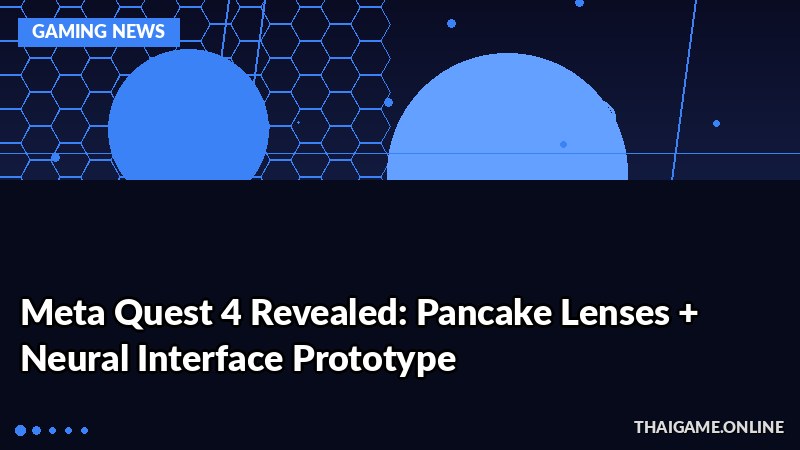 Meta Quest 4 Revealed: Pancake Lenses + Neural Interface Prototype