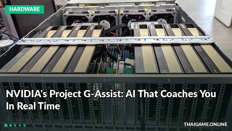 NVIDIA's Project G-Assist: AI That Coaches You In Real Time