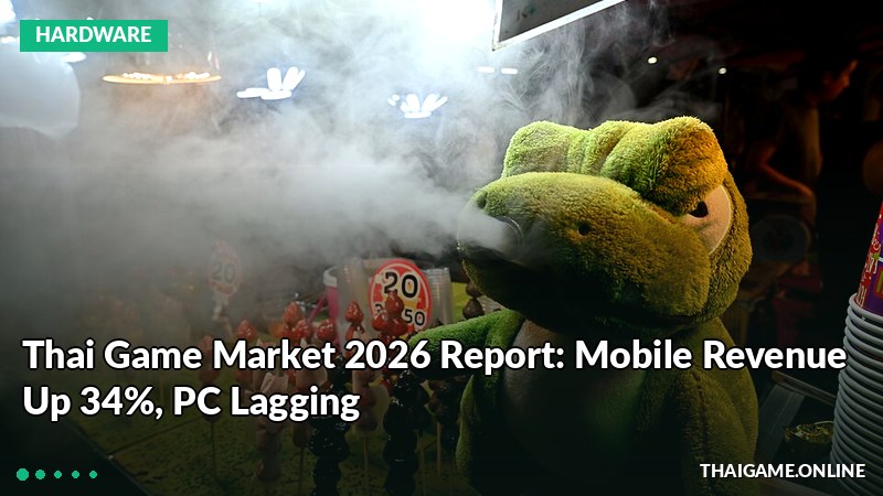 Thai Game Market 2026 Report: Mobile Revenue Up 34%, PC Lagging